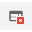 Icon for blocked pop-ups in Chrome browser