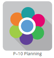 The P–10 Planning app tile